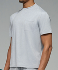Velou Ribbed Crewneck Pocket Tee