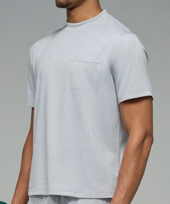 Velou Ribbed Crewneck Pocket Tee