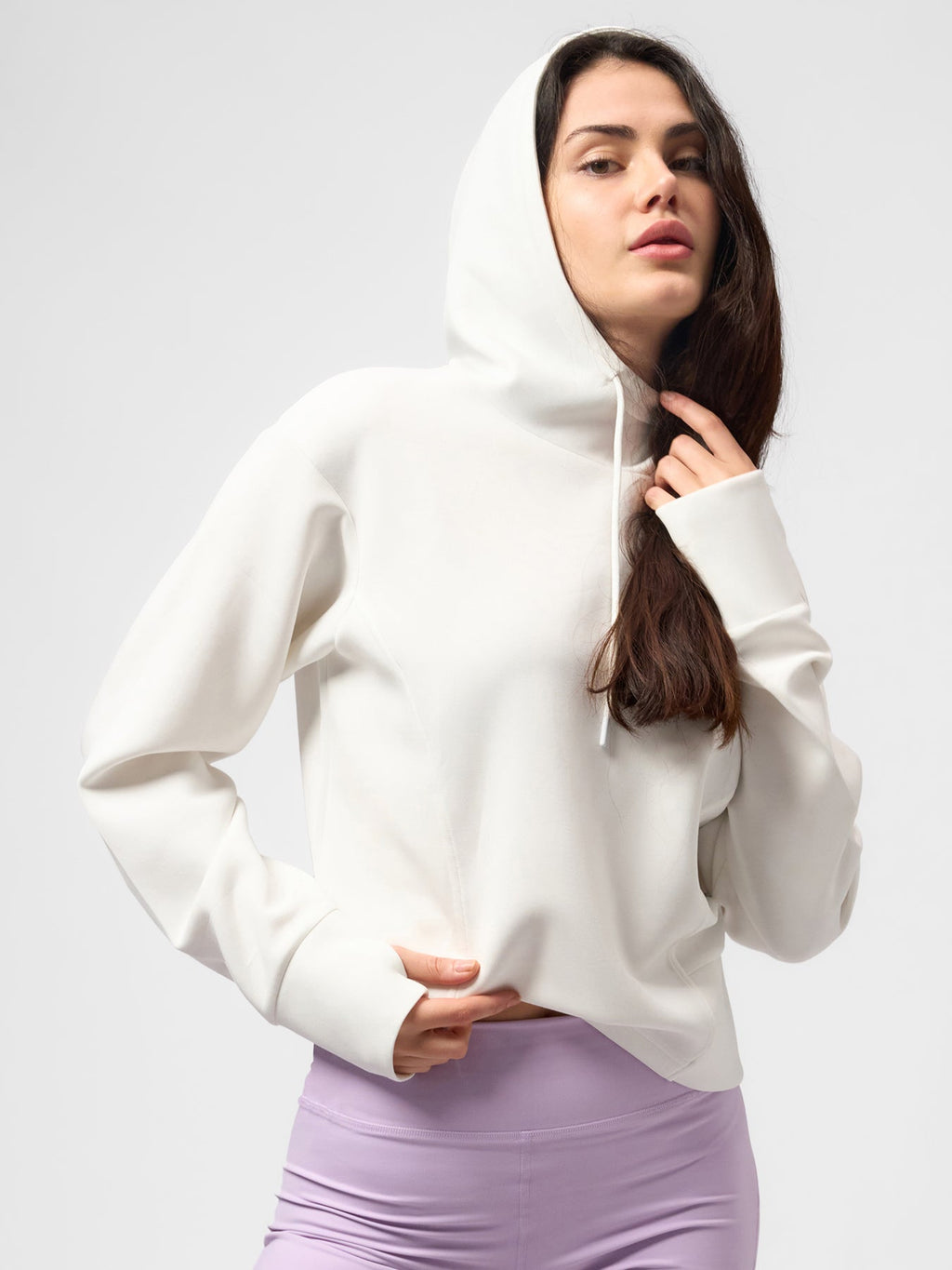 Modal Blend Panel Hoodie