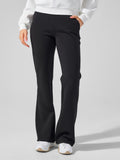 Modal Blend Drawstring Flare Pants