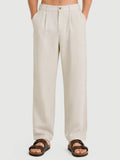 Leisure Linen Relaxed-Fit Trousers 30