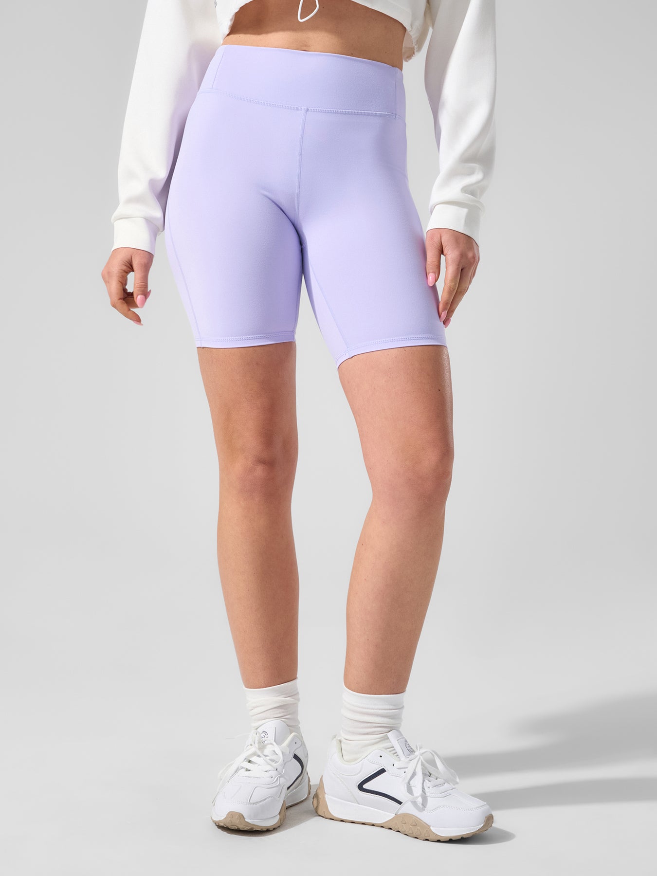 Smoothblend Tummy Control Shaping High-Waisted Short Leggings with Zip Pocket