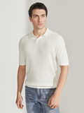 gentleknit-waffle-jacquard-short-sleeve-knitted-polo