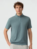 Modal Air Half Zip Short Sleeve Tee