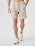 Natural Linen Shorts